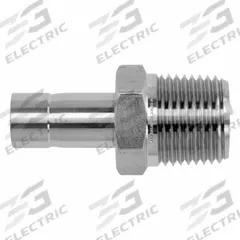 BRENNAN INDUSTRIES Compression Fitting Straight: 1/8 in OD x 1/8 in Pipe Fitting Size (MPN NS2428-02-02-SS). Key specifications — Series: NS2428; Compatible Fitting Brands: Parker CPI; Brand: BRENNAN INDUSTRIES.