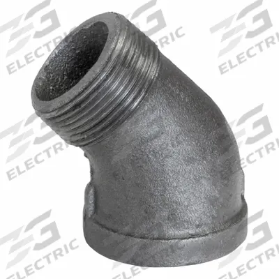 USA INDUSTRIALS Metal Pipe Elbow: 3/4 in x 3/4 in, Threaded x Threaded, Class 150, 150 psi - Low-Pressure Threaded Pipe Fittings with Thread Sealant