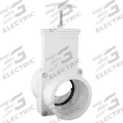 VALTERRA Gate Valve: 3 in Size, PVC, Rising, FIPS x FIPS, 30 psi CWP, Lever, Solid Wedge (MPN 4307GR). Key specifications — attr1016047: PVC; attr1016074: TPE; attr1016049: VALTERRA; attr1016082: 304 Stainless Steel.