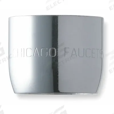 CHICAGO FAUCETS Outlet: 2.2 gpm Flow Rate, Aerated Flow Outlet, Brass, Chrome Finish, Female - Faucet Aerators & Outlets