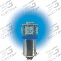 APPROVED VENDOR Compact LED Bulb: LED, Miniature Bayonet (BA9s), (T) Tubular, T3-1/4, 24V AC/DC (MPN L24V-MB-B). Key specifications — Light Color: Blue; Voltage: 24V AC/DC; Brand: APPROVED VENDOR; Bulb Shape: T3-1/4.