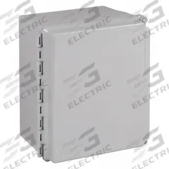HOFFMAN Enclosure: Fiberglass, 8 in x 6 in x 4 in, NEMA 12/13/4/4X, Solid Cover, Hinged, Wall (MPN A864CHSCFG). Key specifications — Brand: HOFFMAN; Closure Method: Screws; Enclosure Material: Fiberglass; Knockouts: Not Included.