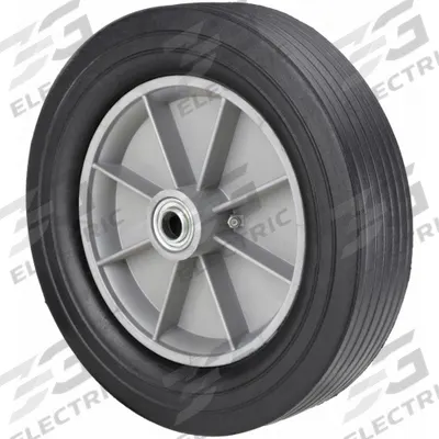 APPROVED VENDOR Solid Wheel: 12 in Wheel Dia., 2 13/16 in Wheel Wd, Rubber - Flat-Free Solid Rubber Wheels