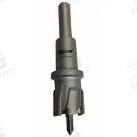 SLUGGER BY FEIN Annular Cutter: 1 1/16 in Cutter Dia, 1/2 in Max Cutting Dp, Pilot Pin Included, Hex (MPN 63134269030). Key specifications — attr253884: Yes; attr253885: Bright; attr253886: Carbide Tipped; attr253888: Fractional Inch; attr277149: SLUGGER BY FEIN.
