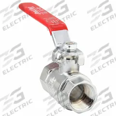 APPROVED VENDOR Manual Two-Way Ball Valve: 3/4 in, Brass, Straight, FIP x FIP, Full Port Ball Port (MPN 107-824-CP). Key specifications — Brand: APPROVED VENDOR; Handle: Lever.