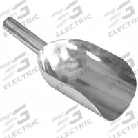 SANI-LAV Pharma Scoop: 16 oz Capacity, Silver, 12 3/4 in Overall Lg, 5 in Overall Wd, 5 in Handle Lg (MPN 44RD). Key specifications — attr920828: Yes; attr874515: SANI-LAV; attr874517: Silver; attr920827: No; attr874521: No.