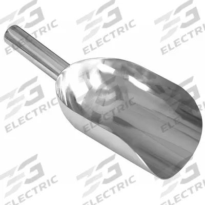 SANI-LAV Pharma Scoop: 16 oz Capacity, Silver, 12 3/4 in Overall Lg, 5 in Overall Wd - Stainless Steel Hygienic Hand Scoops