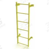 TRI-ARC Ladder,Steel,Standard Fixed,6-Rung: 6 ft Overall Ht, 25 in Overall Wd, Steel, 6 Rungs (MPN WLFS0106-Y). Key specifications — Brand: TRI-ARC; Number of Sections: 1.