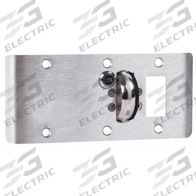 ACCURATE Door Strike Plate: Curved Lip, 6 3/4 in Lg, 4 3/4 in Wd - Double Lipped Strike Plates