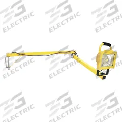 APPROVED VENDOR Dock Light: LED, 60 in Arm Reach, Articulating, 4,100 lm Max Brightness, 38 W (MPN 52YK84). Key specifications — Operating Voltage: 120V AC; Lighting Technology: LED; Bulb Wattage: 38 W; Includes Bulb: Built-In; Arm Swivel Angle: 210° Horizontal; Brand: APPROVED VENDOR.