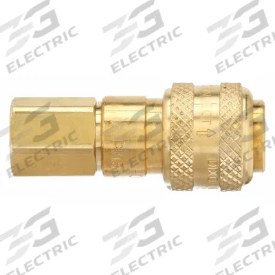 DIXON VALVE & COUPLING Quick Connect Hose Coupling: 1/4 in Body Size - Industrial Interchange Brass Quick-Connect Air Coupling Bodies