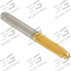 WIDIA GTD Straight Flute Tap: #5-40 UNC, H2, 3 Flute, Plug Chamfer, TiN Coated High Speed Steel (MPN 19216)