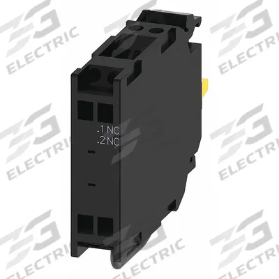 Siemens Contact Block: 22 mm Panel Mounting Size, 1NC, Momentary, 3SU1 Series - Contact Blocks
