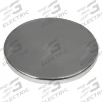 MAG-MATE Rare Earth Magnet: Neodymium, 1 1/2 in Outside Dia, 0.125 in Thick, Disc Magnet, 42 (MPN CMP15012P1N42). Key specifications — Color: Silver; Max Pull Force: 77 lbf.