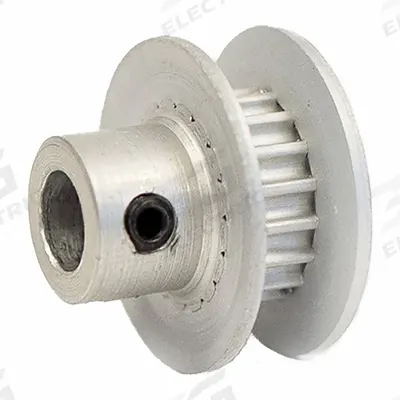 Dayton Timing Pulley: Modified Curvilinear, Fixed, For GT Timing Belt Section - GT Section Fixed-Bore Timing Pulleys with Hub