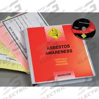 MARCOM Training Software: Chemical/HAZMAT Training, English (MPN V0000159EO). Key specifications — Regulations Covered: 19101001 - Asbestos; Product Type: Training Software; Includes: Training Certificate; Brand: MARCOM.