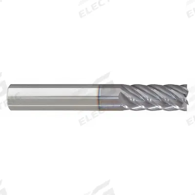 APPROVED VENDOR Corner Radius End Mill: Carbide, nACRo Coated, 6 Flute, 1/2" Mill Dia - Fast-Cutting Carbide Corner-Radius End Mills for Steel & Cast Iron