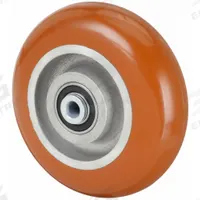 APPROVED VENDOR Caster Wheel: 5 in Wheel Dia., 2 in Wheel Wd, Polyurethane, 750 lb Load Rating (MPN 49H857). Key specifications — Brand: APPROVED VENDOR; Wheel/Tread Color: Orange.