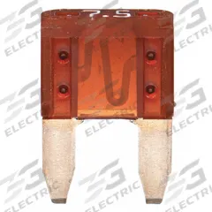 BUSSMANN Automotive Fuse: ATM Series, Fast-Acting, 7.5 A, 32 V DC, Non-Indicating (MPN ATM-7-1/2). Key specifications — Series: ATM; Brand: BUSSMANN; Fuse Profile: Standard Profile.