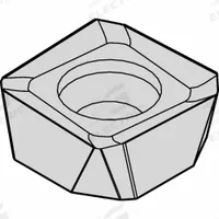 WIDIA Square Milling Insert: SNKT435AZR21, SNKT1205AZR21 (MPN 6842100)