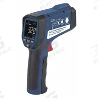 REED INSTRUMENTS Infrared Thermometer: R2330, Avg/Difference/Max Temp/Min Temp, Adj @ 0.10 to 1.00. Key specifications — attr996392: Dual Lasers Assist With Target Area Identification and Allow for Precise Temperature Measurements to Meet the Needs of Industrial; attr996407: Difference; attr996408: High Temperature; attr996410: Class II Laser; attr996414: 0.1°F; attr996767: R2330; attr1019884: Tripod; attr1019885: Not Specified Intrinsically Safe.
