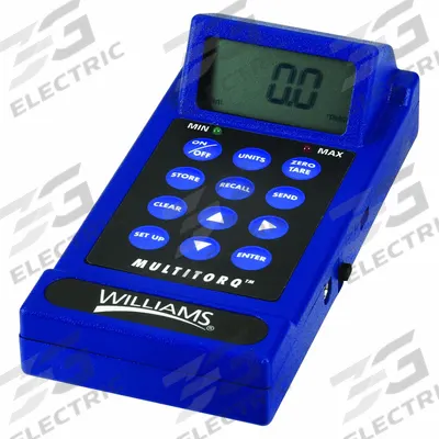 WILLIAMS Multi Torque Meter: 1/2 in/1/4 in/1 in/3/4 in/3/8 in Drive Size - Handheld Torque Meters