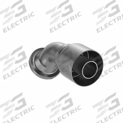 PARKER Hydraulic Crimp Fitting: Steel x Steel, 45° Elbow, -8 For Hose Dash Size - Crimp Hydraulic Hose Fittings with Flange Connection