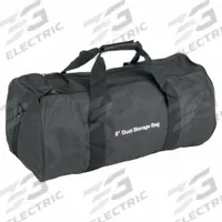 ALLEGRO Duct Storage Bag: 25 in Lg, 8 in Outlet Dia, For Use With 8 in Ducting, Black, Polyester (MPN 9500-45). Key specifications — attr660960: Polyester; attr660954: Black; attr660953: Duct Storage Bag; attr660955: 8 in Ducting; attr660957: Reinforced Handles; attr798264: No; attr565188: ALLEGRO.