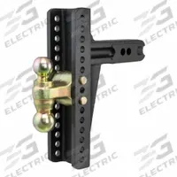 CURT Ball Mount: Universal, 2 1/2 in Compatible Ball Shank Dia, 2 in_2 5/16 in Ball Dia, Steel (MPN 45927). Key specifications — Material: Steel; Vehicle Class: Universal; Brand: CURT; Features: Protected by a Highly Durable Carbide Powder Coat Finish; Finish: Powder Coated; Includes: Pins and Clips; Mount w/ Hitch Ball Style: Adjustable; Resistance Properties: Rust-Resistant.