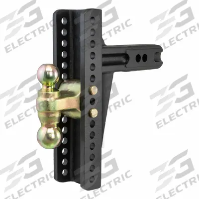 CURT Ball Mount: Universal, 2 1/2 in Compatible Ball Shank Dia, 2 in_2 5/16 in Ball Dia - Adjustable Hitches