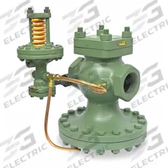SPENCE Pilot-Operated Pressure Regulator: NPT x NPT, 2 in x 2 in, Cast Iron, 20 psi to 150 psi (MPN E-C1H9A1B1AN1). Key specifications — Brand: SPENCE.