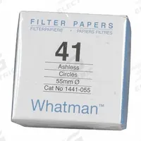 CYTIVA WHATMAN Quantitative Filter Paper: 41 Grade, 18.5 cm Dia, 0.215 mm Thick, Medium (MPN 1441-185). Key specifications — Brand: CYTIVA WHATMAN; Porosity: Medium; Fluted: No.