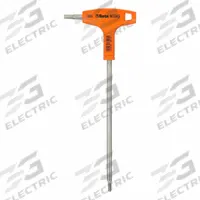 BETA Hex Key: 0 Ball Ends, 9/64 in Tip Size, SAE, Long, Stainless Steel, Satin, 5 in Long Arm Lg, T (MPN 96T INOX). Key specifications — attr1205521: BETA; attr1205526: Satin.