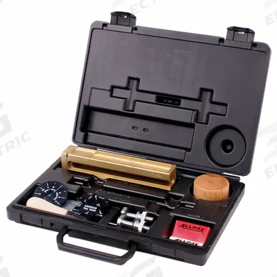ALLPAX Gasket Cutter Kit: 26 Pieces, Imperial, 1/4 in Min Cutting Dia - Extension-Style Gasket Cutters