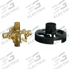 MOEN Control Valve: Compatible Product Type Trim, PEX Connections with 1/4 Turn Stops, Four Port (MPN 2570). Key specifications — Brand: MOEN; Product Type: Control Valve; Compatible Product Type: Trim; Includes: PEX Connections with 1/4 Turn Stops, Four Port.