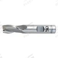 OSG Square End Mill: High Speed Steel, TiCN Coated, 2 Flute, 19/32" Mill Dia, 1-1/8" LOC, 3-1/8" OAL (MPN 5731708)