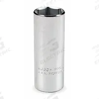 PROTO Socket: SAE, 1/2 in Drive Size, 11/16 in Socket Size, 6-Point, Deep, Chrome, Socket (MPN J5322H). Key specifications — attr1204417: PROTO; attr1204392: Chrome.