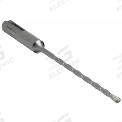 BOSCH Rotary Hammer Drill: 3/8 in Drill Bit Size, 4 in Max Drilling Dp, 6 in Overall Lg - SDS-Plus Concrete & Masonry Drill Bits