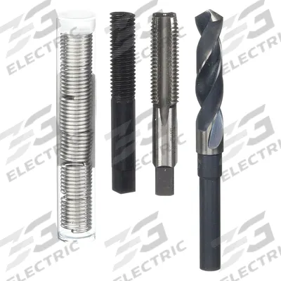 HELI-COIL Thread Repair Kit: Tanged Tang Style, Free-Running, 5/8"-18 Thread Size - Insert & Tool Kits