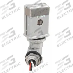 DAYTON Photocontrol: Flush In-Post Photocell Mounting, 1/2 in Stem Dia, SPST, 208-277V AC (MPN 26WA81). Key specifications — Brand: DAYTON; Includes: Lock Nut.