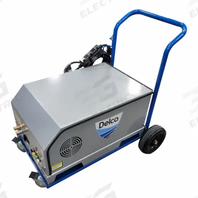 DELCO Electric Pressure Washer: Cart, 230 V – Single-Phase, 2,000 psi, 4 gpm - Hot Water Pressure Washers