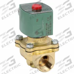 REDHAT Solenoid Valve: 2-Way, Normally Closed, 3/4 in Pipe Size, 110V AC/120V AC, Watertight (MPN 8210G095). Key specifications — Pipe Size: 3/4 in; Voltage: 110V AC; Brand: REDHAT; Coil Enclosure: Watertight.
