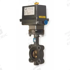 MILWAUKEE VALVE Butterfly Valve: For Gas/Oil/Water Media, Cast Iron, 115V AC, 8 in Pipe Size, Lug, 4 (MPN GLC23E 8). Key specifications — Input Control Signal: 4-20 mA; Brand: MILWAUKEE VALVE; Disc Material: Bronze.