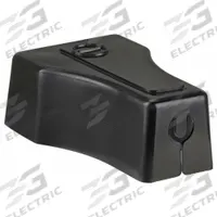 QUICKCABLE Straight Clamp Terminal Protector: 6 to 4 AWG, Black, Snap-On, PVC (MPN 5704-360-005B). Key specifications — Gauge: 6 to 4 AWG; Color: Black; Connection Type: Snap-On; Insulation Material: PVC; Brand: QUICKCABLE.