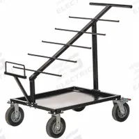 SOUTHWIRE Wire-Spool Dispensing Cart: 1,000 lb Load Capacity, Black, 10 Spindles (MPN WW-535). Key specifications — Color: Black; Brand: SOUTHWIRE; Caster/Wheel Configuration: (2) Rigid.