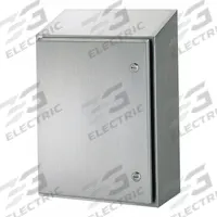 HOFFMAN Enclosure: 304 Stainless Steel, 20 in x 16 in x 8 in, NEMA 12/4/4X, Solid Cover, Hinged (MPN WS201608SS). Key specifications — Brand: HOFFMAN; Closure Method: 1/4-Turn Latch; Enclosure Material: 304 Stainless Steel; Knockouts: Not Included.