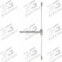 FALCON EXITS Surface Vertical Rod: 4 ft Max Door Wd, Stainless Steel (MPN 25-V-EO 4 32D). Key specifications — attr1011837: FALCON EXITS; attr1011847: Surface Vertical Rod; attr1024139: Touchbar; attr1011835: Yes.