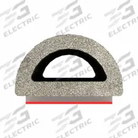 FAIRCHILD Seal: D-Shaped, Self-Adhesive Mounting, Std, EPDM, 50 ft Overall Lg, 3/8 in Overall Wd (MPN RS1029-50). Key specifications — Color: White; Mounting Style: Self-Adhesive; Seal Shape: D-Shaped; Brand: FAIRCHILD; Material: EPDM; Adhesive Bond: Standard.