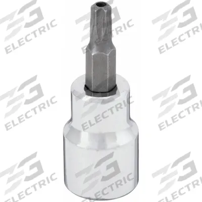 WESTWARD Socket Bit: 3/8 in Drive Size, Security Torx Tip, T20 Tip Size, 1 3/4 in Overall Lg - Security Torx Bit Sockets