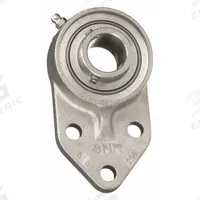 NTN 3 Bolt Flange Bearing: Radial Ball, 1 1/2 in Bore, SS, Set Screws, 3 15/16 in Lg, 2 11/64 in Wd (MPN SUCFB208-24FG1). Key specifications — Bore Type: Cylindrical; Brand: NTN; Lubricant Material: FDA/USDA-H1 Solid Grease; Mounting Bolt Size: M12; System of Measurement: Inch; Included Bearing Cap: None.